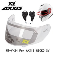 【ReadyStock】HOT MT-V-24 Helmet Visor For AXXIS GECKO SV Motorcycle Helmet Lens Original HD Ransparen