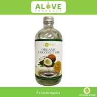 LOHAS ORGANIC EXTRA VIRGIN COCONUT OIL 480ML