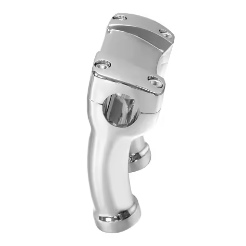 Motorcycle 4" Handlebar Riser 1.25" Bar Fit For Harley Softail Fat Boy Dyna Low Rider FXDL