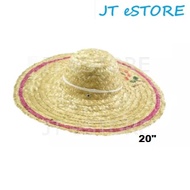 [JT eSTORE] Grass Straw Farmer Hat / Gardening Hat Garden Hat/ Gardening Hat/ Farmer's Grass Hat/