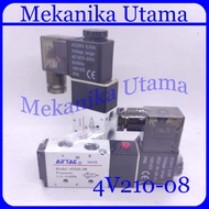 Airtac 4V210-08 thread 1/ 4" Pneumatic Solenoid Valve, Air Solenoid Valve 220V 24V 12V 110V