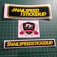 IOM TT road races 2015 7cm logo Sticker