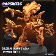 Colonial Marine Ajax Power Suit [2]-Vs Humans-Humanoid Human/32mm scale 3D printed miniature PSK