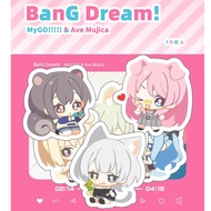 BanG Dream Plate Desk Decor MyGO Standing Ave Mujica Collection Ornament Doloris Tomori Takamatsu Ac