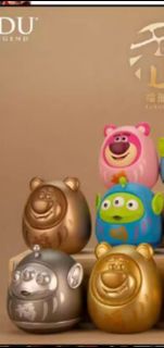 URDU Pixar toy story 達摩 銀色 三眼仔 盲盒