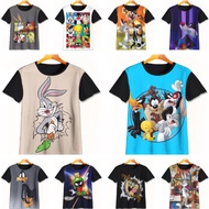 Cool Looney Tunes 3D T-Shirt | Looney Tunes Cartoon T-Shirt | Looney Tunes Clothes for Children Aged