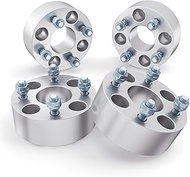 2.5 inch Golf Cart Wheel Spacers (4x4 Bolt Pattern, 62mm Bore, 1/2x20 Studs, Cone Seat Nuts) Compati