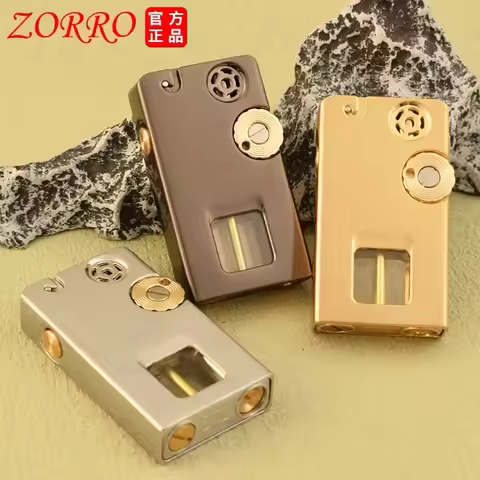 Zorro 785 Lighter Transparent Warehouse Esprit Creative Windproof One Button Press Ignition Lighter 
