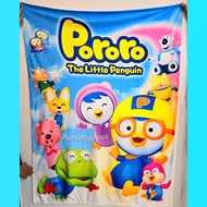 (Rumah Grosir) Selimut Pororo The Little Penguin Printing Blanket Lembut
