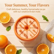 8 Grids Ice Cream Popsicle Mold Juice Yogurt Ice Cream Grade Mold Ice Food Molds Maker Pop Y5p0