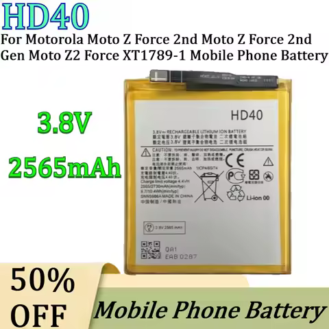 NEW 2730mAh 3.8V HD40 Battery for Motorola Moto Z Force 2nd Moto Z Force 2nd Gen Moto Z2 Force XT178