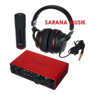 Focusrite Scarlett 2i2 Studio 4th Gen USB Audio Interface/Soundcard Recording Set Original
