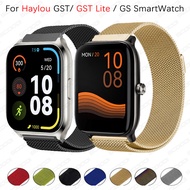 Milanese Stainless steel watch band For Haylou Smart Watch 2 Pro LS02 Pro / GST / GST Lite / GS Smar