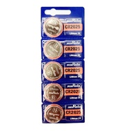[SG] [5 Pieces] muRata CR2025 Lithium Cell Button Battery