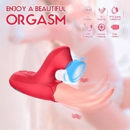 Rose vibratory for Women-10 Vibration & Licking Modes,Clit Stimulator with Sucking Tongue女性成人玩具