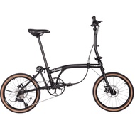 HACHIKO Hachiko A20 Aluminium Trifold Bicycle | 20" Wheelset |Stealth Black | Signature