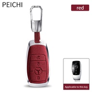 Benz A B C E Class CLA CLS GLE W205 W213 E200 E250 E300 C180 C200 C300 Car Leathe Key Case Cover Acc