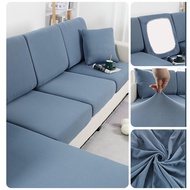 SG Stock*Elastic Sofa Seat Cushion Cover 1/2/3/4 Seater Sofa Cover Protector L Shape Sofa Cover Couch Cover Slipcovers