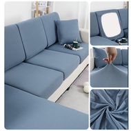 1Pcs Solid Sofa Seat Cover Elastic Sofa Protector Cool Sofa Cover 1 2 3 4 seater L shape Sofa Cover 