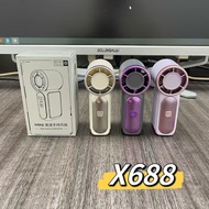 X x688 High Speed Mini Handheld Fan USB Charging Long Battery Life Turbo Violence Portable Outdoor S