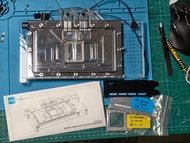 Alphacool Eisblock Aurora Acryl GPX-N RTX 4090 MSI Suprim with backplate Gaming Trio水冷頭