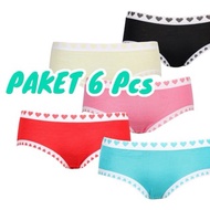 Pack Of 6pcs | Yanu | | Teen Panties 059