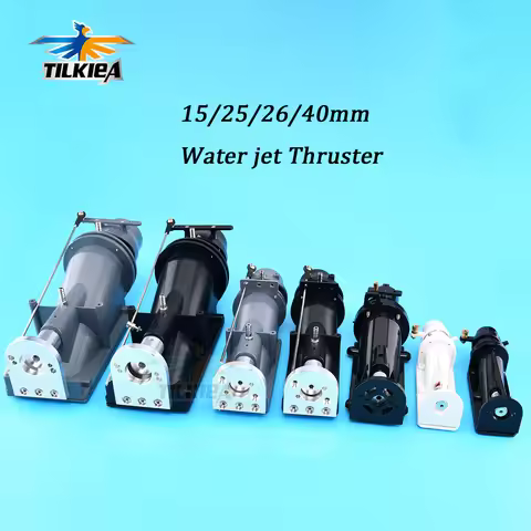 15/25/26/40mm Water Jet Thruster Boat Pump Spray with 2 blades/3 blades Propeller Coupling for RC Bo