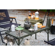 [Abenaki] 3-fold IGT table | all-round table | Camping table | easy-to-storage table | burner table