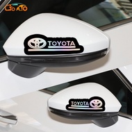 GTIOATO Car Rearview Mirror Decoration Sticker Car Accessories For Toyota Wish Hiace Sienta Altis Harrier