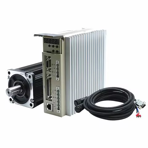 HLTNC 750W 3000RPM 2.4N 80ST-M02430 Servo Motor With Encoder Feedback Brake RS485 T3L-L20F-RABN Driv