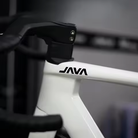 JAVA Logo Vinyl Bike Frame Stickers 2 Pieces Waterproof Anti UV Removable Decals For Road MTB Bicycl
