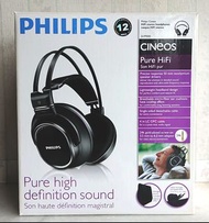 Philips SHP9000 絕版收藏 全新 飛利浦 發燒 音樂 Hi-Fi耳機 高解像度音效 50mm單元 headphone 易推