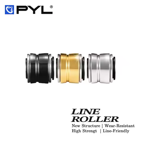 PYL Titanium Alloy Double-Bearing Line Roller Guide Ring Sealed Silent For Shimano Stella Vanquish S