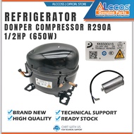 REFRIGERATOR DONPER COMPRESSOR R290A - 1/2HP (650W) KK650CU1