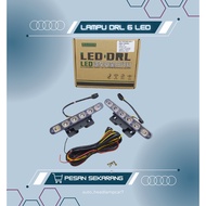 6-Point LED DRL Lights & Waterproof Turn Signals Senja Grill - 6-LED DRL LED Lights with 3 Wires