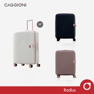 CAGGIONI กระเป๋าเดินทาง  รุ่น Radius C18123 ขนาด 20 นิ้ว วัสดุ PC แบบซิป / 4 ล้อ หมุนได้ 360 องศา / 