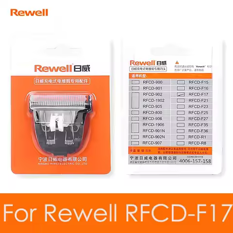 Original Titanium Blade for Hair Clipper Trimmer F17 S7 F28 F29 Spare Head for Rewell-F17 Spare Knif