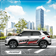 Tem xe Toyota Raize mẫu 018 - Tem Xe Raize - DS Decal