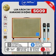 Loa Xách Tay Di Động AZPro SG09 - Loa 2 Đường Tiếng Bass25 Siêu Trầm Âm Thanh Mạnh Mẽ Vô Đối Đi Kèm 