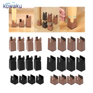 [vsrhkq] -Pack Chair Leg Risers, Table Leg Extensions, Supports 600 Lbs, Bed Risers, Diameter 0.39-1