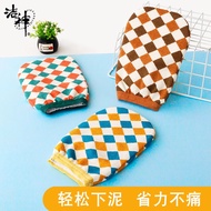 洁神彩色格子搓澡巾粗纱搓澡巾男士搓澡巾女士搓泥搓背洗澡巾 随机单条装