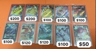 Pokemon raw 卡 狀況良好 mew 夢夢 伊貝 ar 比卡超 pikachu v max