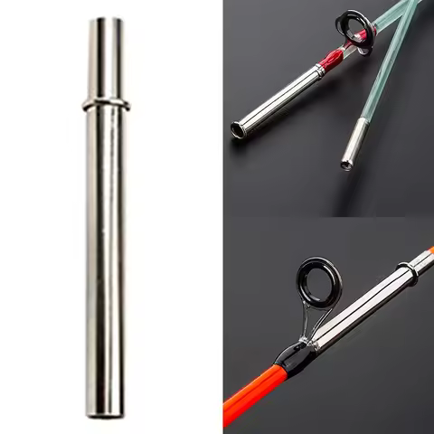 1pc Fishing Rod Connecting Tube Fishing Rod Building Repair 2g Weight 30-45mm Length 5.4mm-12.2mm In