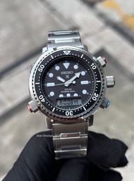 Brand New Seiko Prospex Solar Hybrid Divers in Steel SNJ033P1