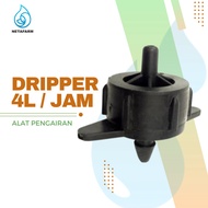Dripper 4 L / H Black (Single)