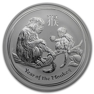 Perth Mint Australia Lunar Monkey 2016 1 oz .999 Silver Coin BU (Series II) 1oz