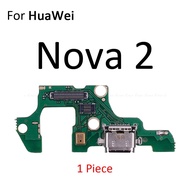 บอร์ดพอร์ตแท่นชาร์จสำหรับชาร์จ USB พร้อมสายเคเบิลงอได้ไมค์สำหรับ7i HuaWei Nova 7 6 SE 5T 4e 5i 4 3 3