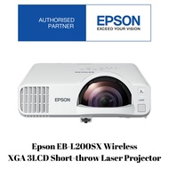 Epson EB-L200SX Wireless XGA 3LCD Short-throw Laser Projector EBL200SX L200SX