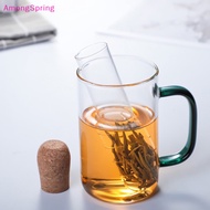 AmongSpring Glass Tea Infuser Creative Pipe Glass Design Tea Strainer For Mug Fancy Filters good goods