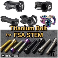 Titanium Bolt for FSA Stem | MTB &amp; Roadbike Stem | Grid Gradient Comet Afterburner V-Drive Omega NS SMR Fazua NS Drop